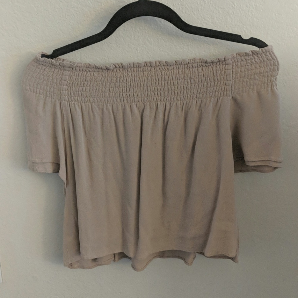 Adorable off the shoulder blouse